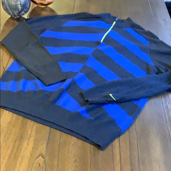 Nike Golf Broken Stripe Merino Wool Blend Sweater - Picture 6 of 6